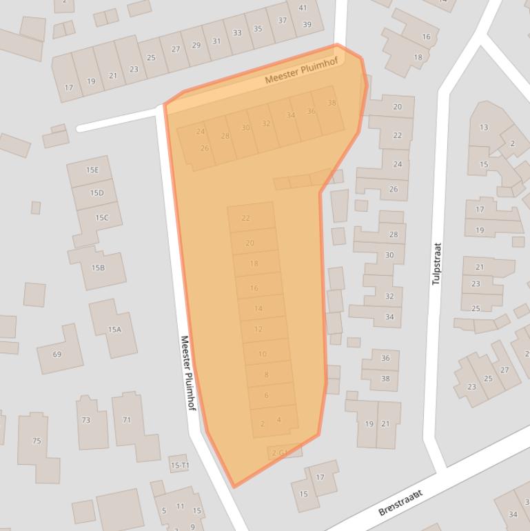 Kaart van postcodegebied 3742TT.