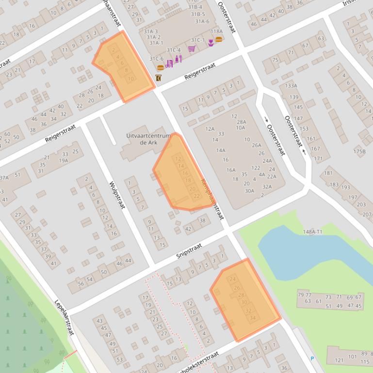 Kaart van postcodegebied 3742VH.