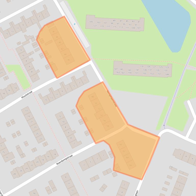 Kaart van postcodegebied 3742VJ.