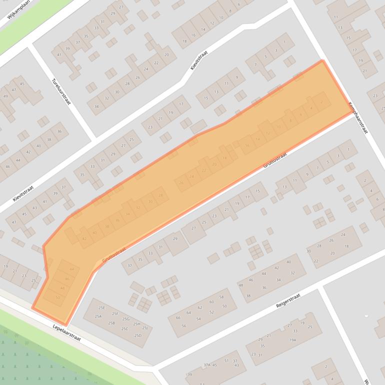 Kaart van postcodegebied 3742VL.