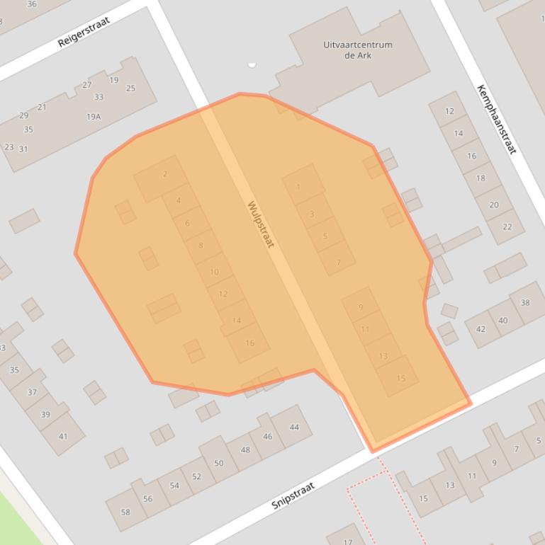 Kaart van postcodegebied 3742VS.