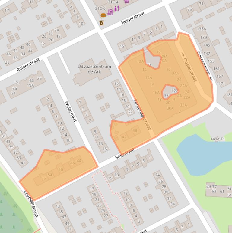 Kaart van postcodegebied 3742VW.