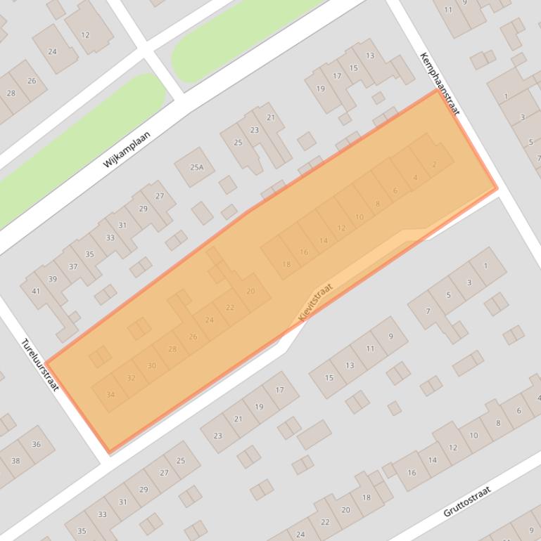 Kaart van postcodegebied 3742WX.