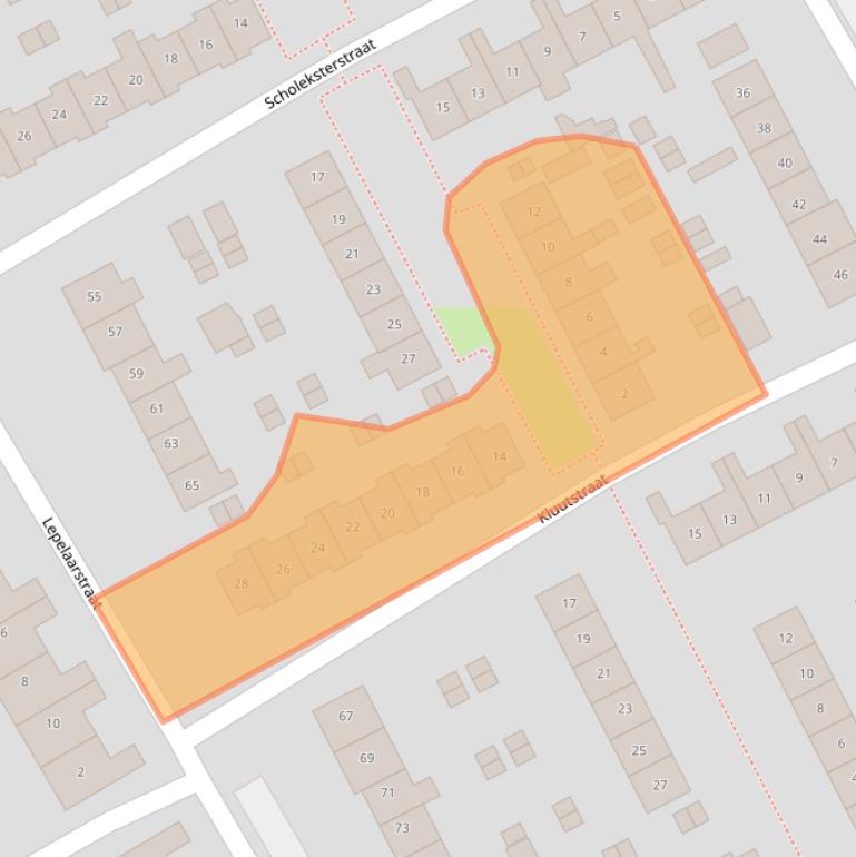 Kaart van postcodegebied 3742XB.