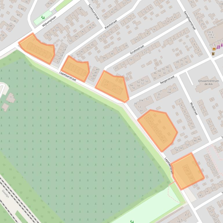 Kaart van postcodegebied 3742XG.