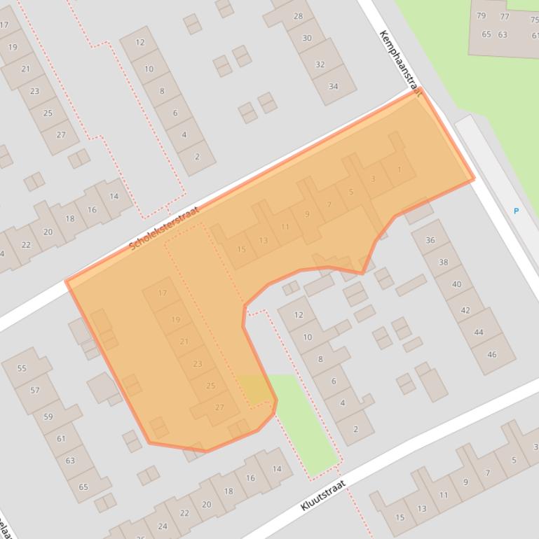 Kaart van postcodegebied 3742XJ.