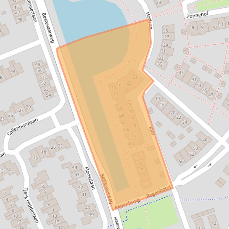 Kaart van postcodegebied 3742ZH.