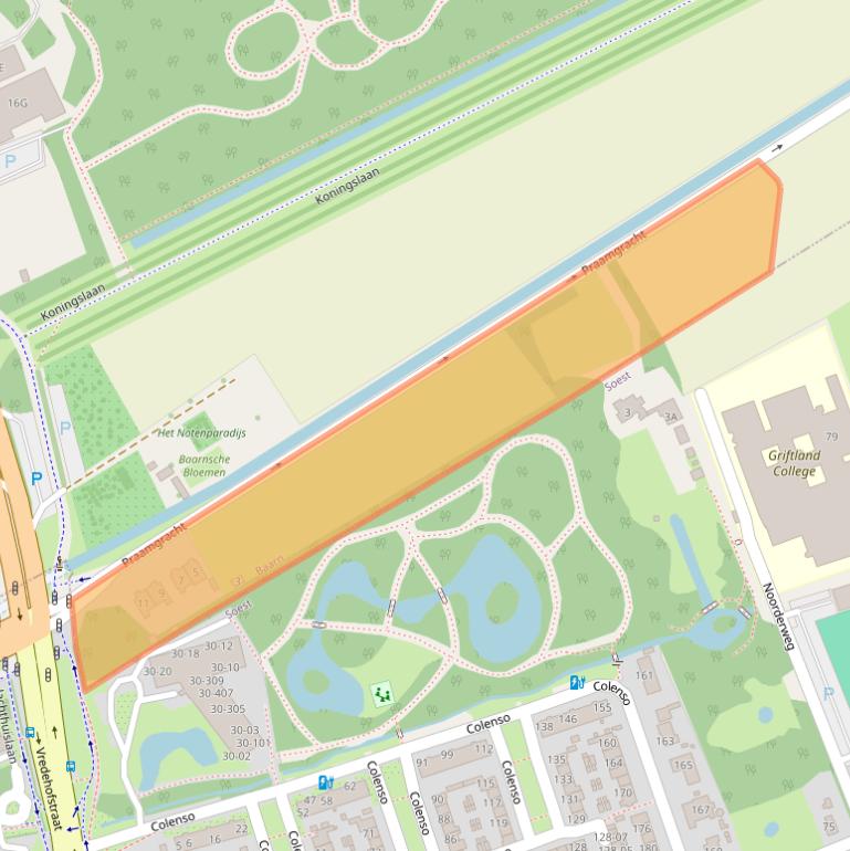 Kaart van postcodegebied 3743AC.