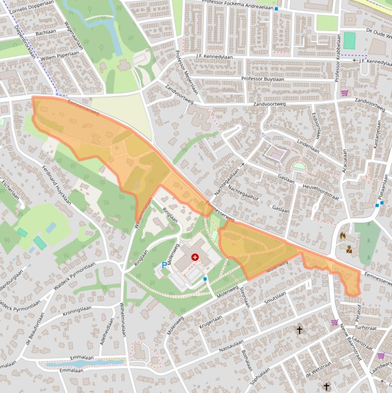 Kaart van postcodegebied 3743AG.