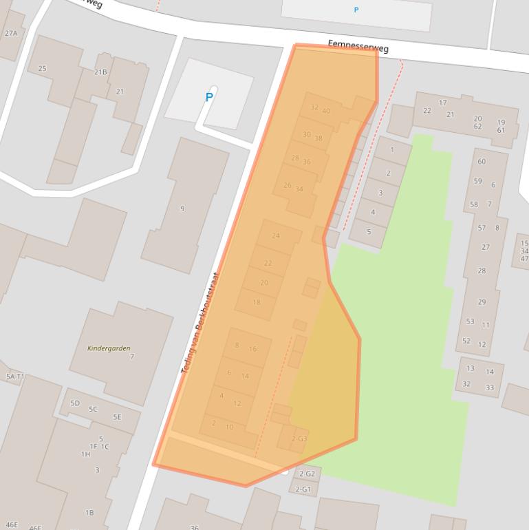 Kaart van postcodegebied 3743BV.