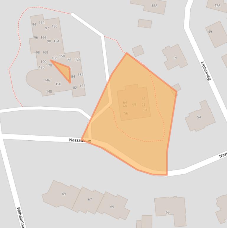 Kaart van postcodegebied 3743CE.