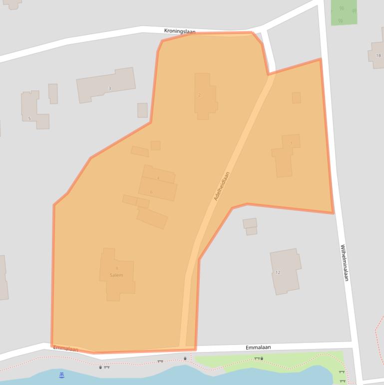 Kaart van postcodegebied 3743DH.