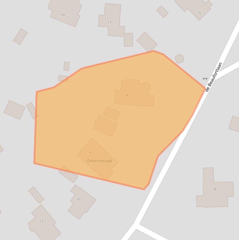 Kaart van postcodegebied 3743DS.