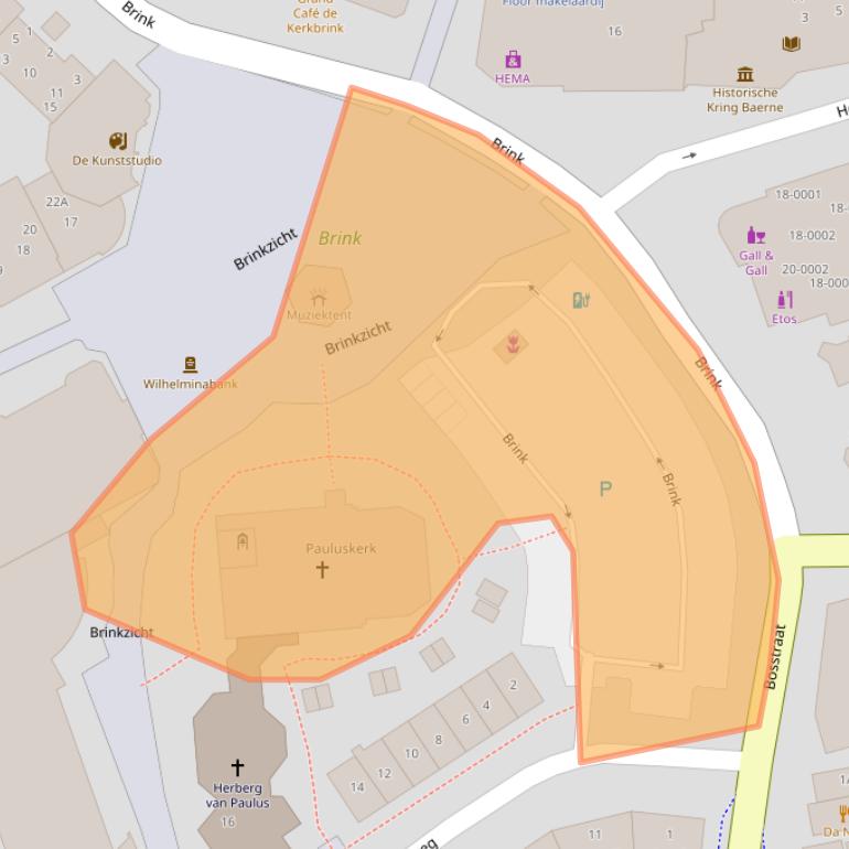 Kaart van postcodegebied 3743EC.