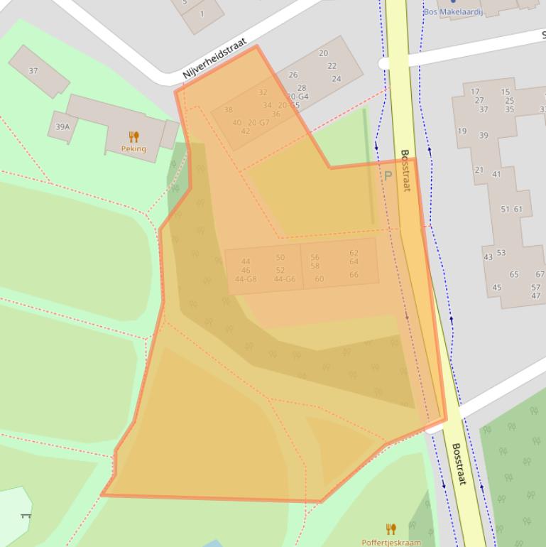 Kaart van postcodegebied 3743GB.