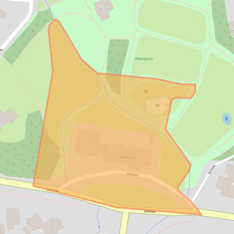 Kaart van postcodegebied 3743HE.