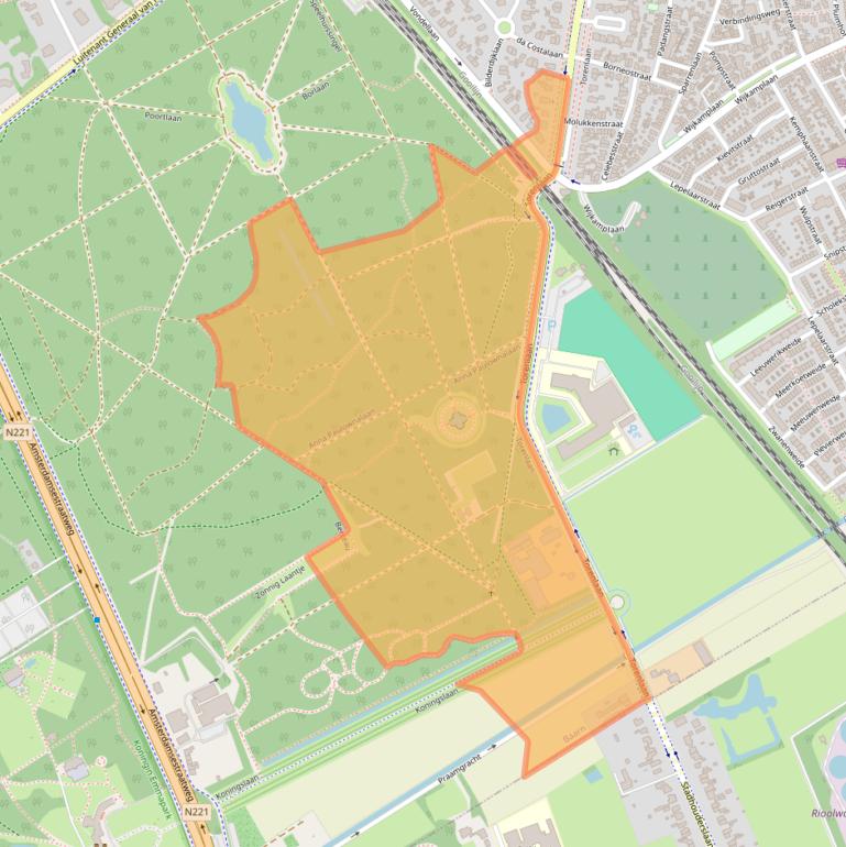 Kaart van postcodegebied 3743HJ.