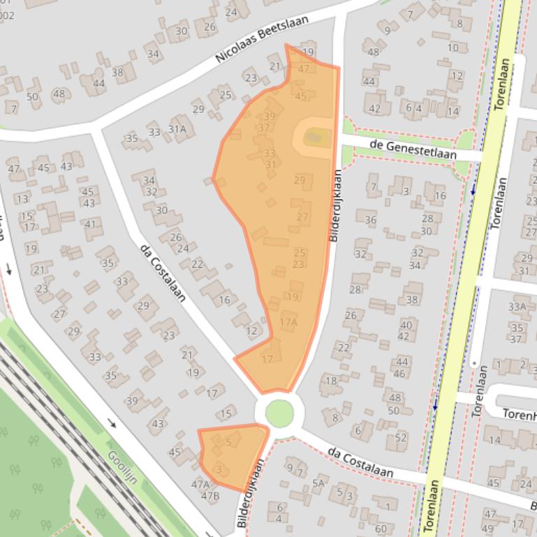 Kaart van postcodegebied 3743HR.