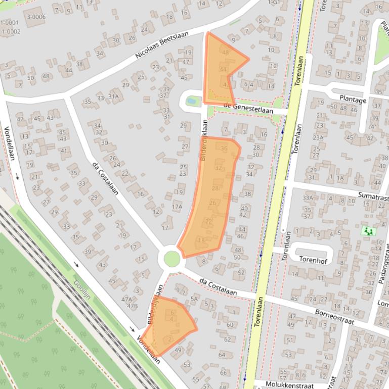 Kaart van postcodegebied 3743HS.