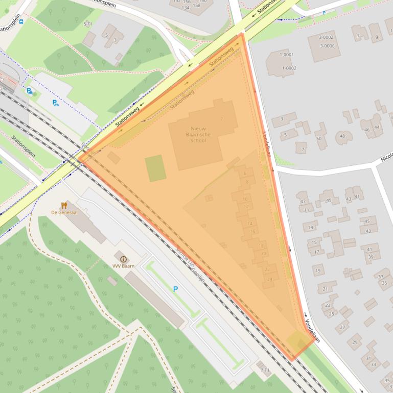 Kaart van postcodegebied 3743HZ.