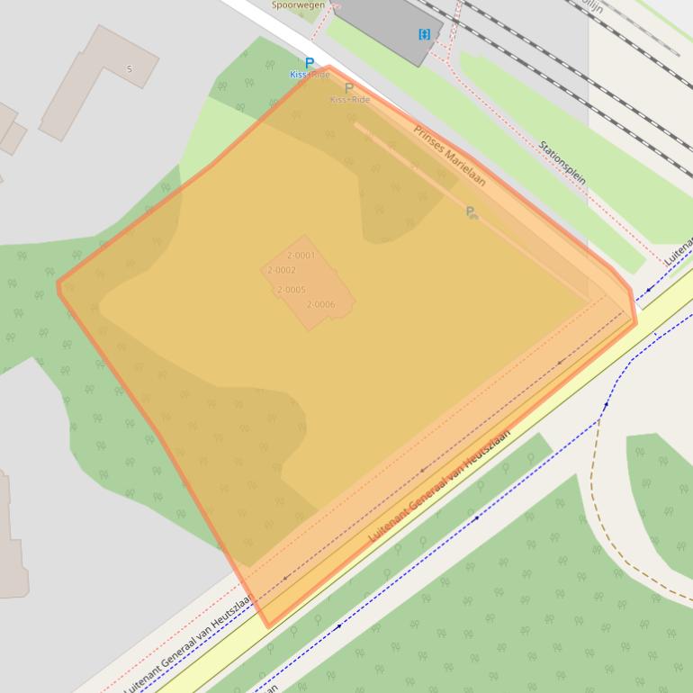 Kaart van postcodegebied 3743JM.