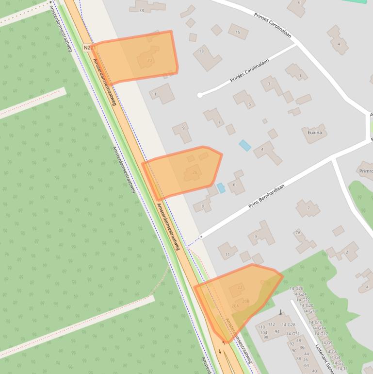 Kaart van postcodegebied 3743JT.