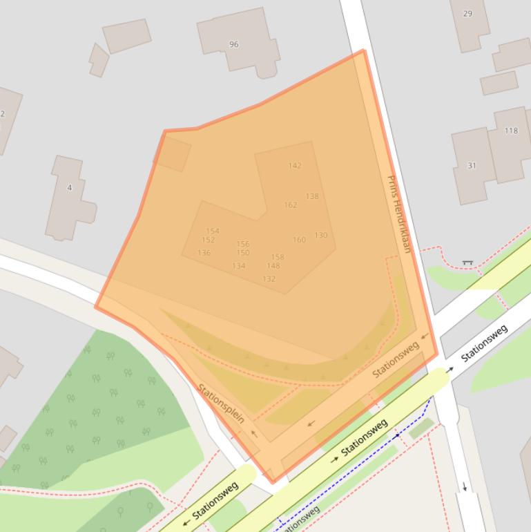 Kaart van postcodegebied 3743KD.