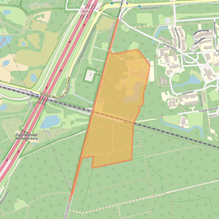 Kaart van postcodegebied 3744MG.