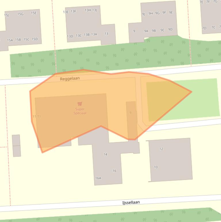 Kaart van postcodegebied 3744NG.