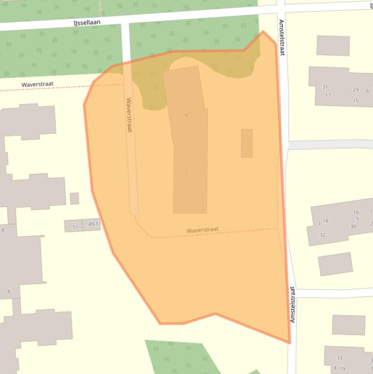 Kaart van postcodegebied 3744NR.