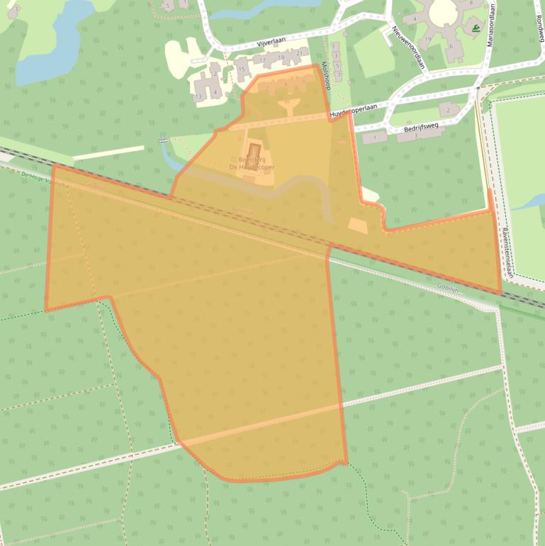 Kaart van postcodegebied 3744PG.