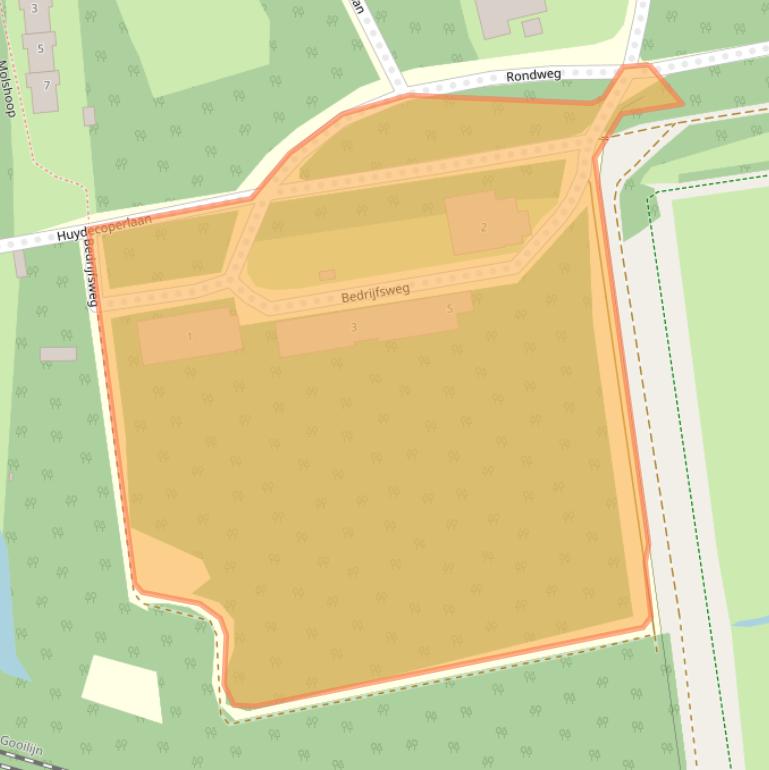 Kaart van postcodegebied 3744PJ.