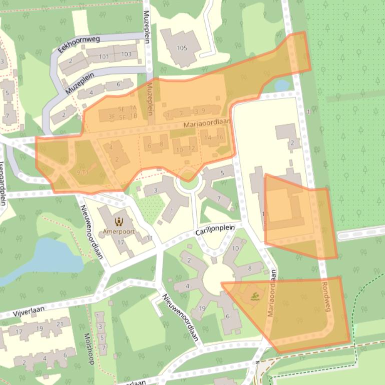 Kaart van postcodegebied 3744PL.