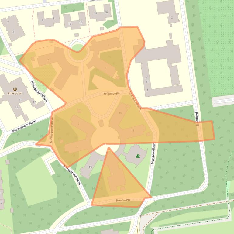 Kaart van postcodegebied 3744PM.