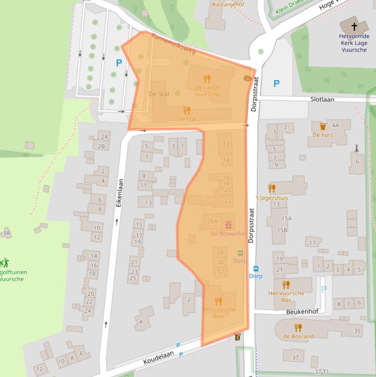 Kaart van postcodegebied 3749AD.