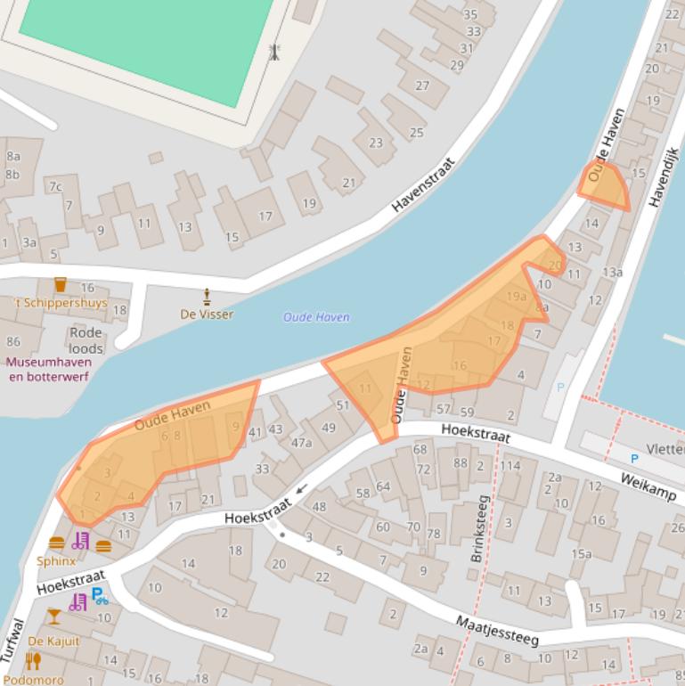 Kaart van postcodegebied 3751AK.