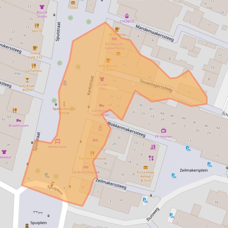 Kaart van postcodegebied 3751AS.