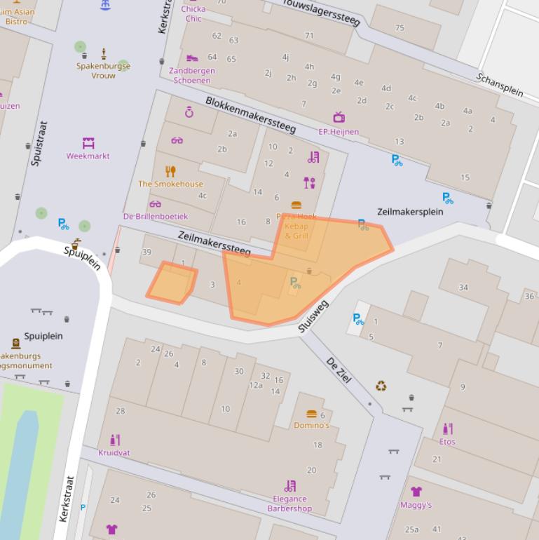 Kaart van postcodegebied 3751AZ.