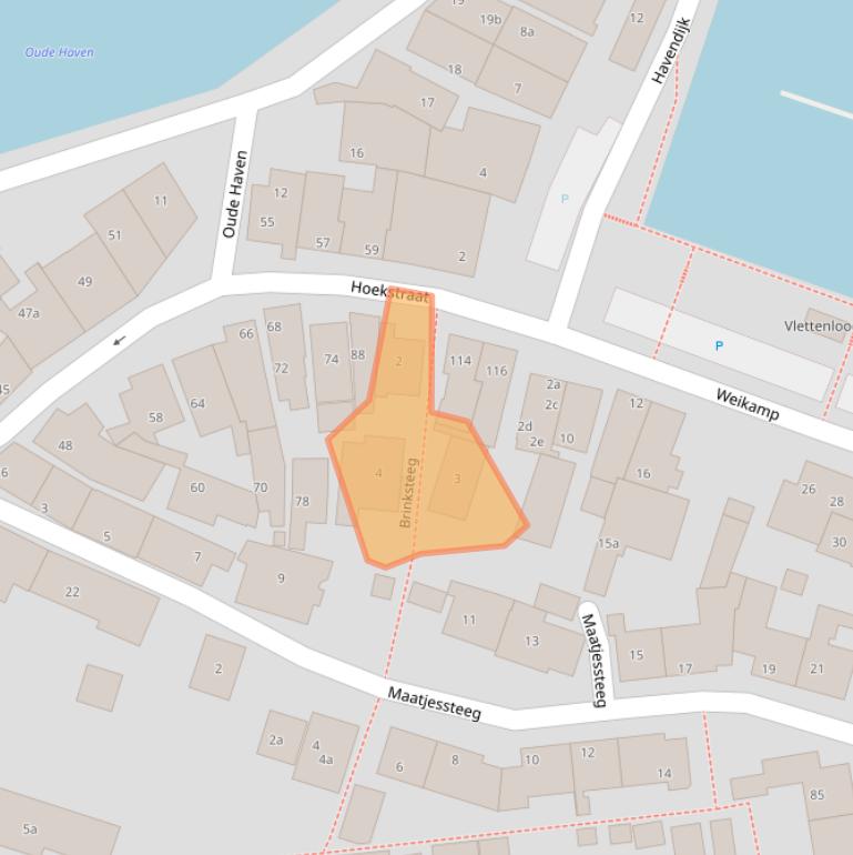 Kaart van postcodegebied 3751BR.