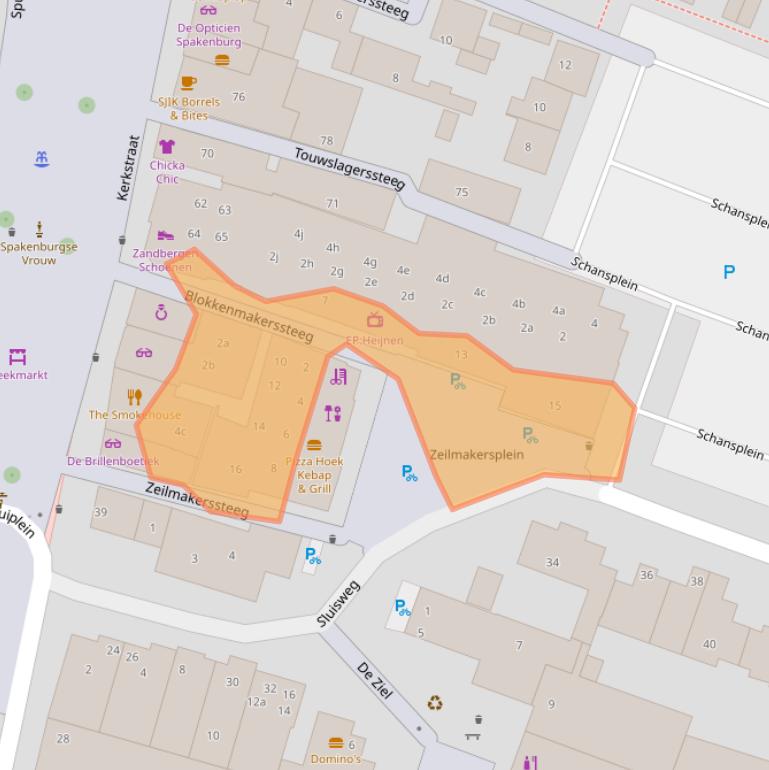 Kaart van postcodegebied 3751BZ.