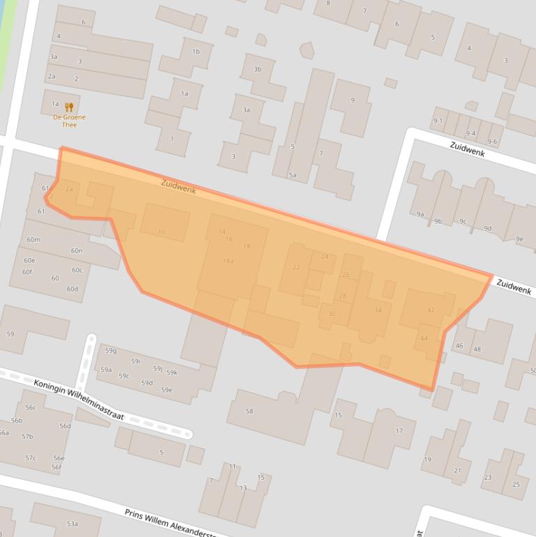 Kaart van postcodegebied 3751CD.
