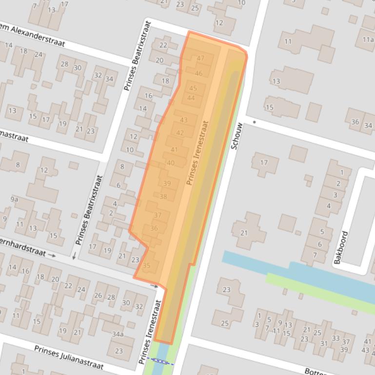 Kaart van postcodegebied 3751DK.