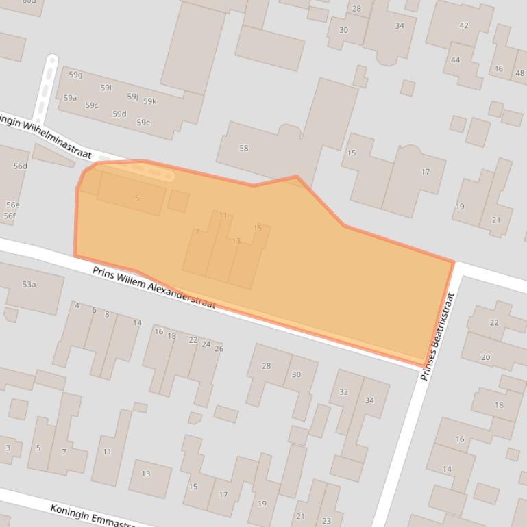 Kaart van postcodegebied 3751DL.