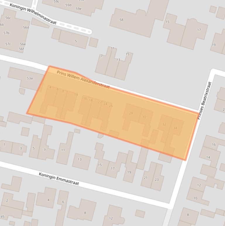 Kaart van postcodegebied 3751DM.