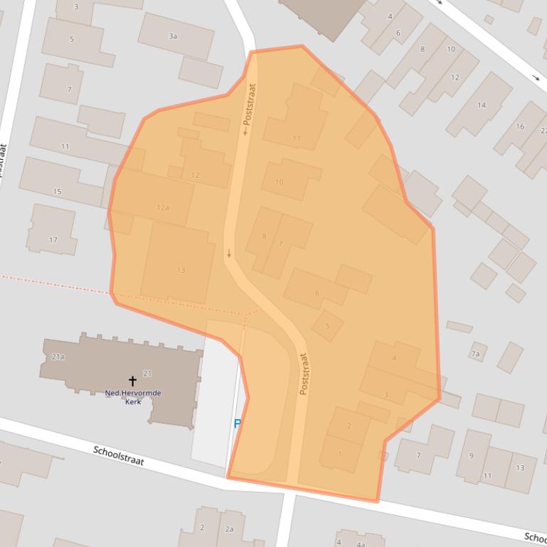 Kaart van postcodegebied 3751EJ.