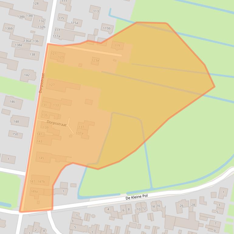 Kaart van postcodegebied 3751EP.