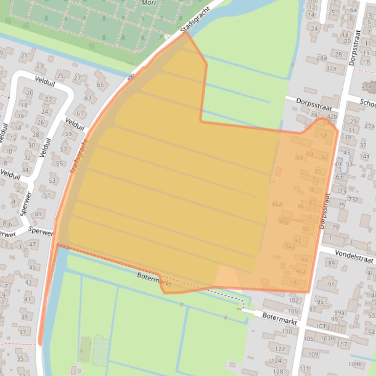 Kaart van postcodegebied 3751ES.