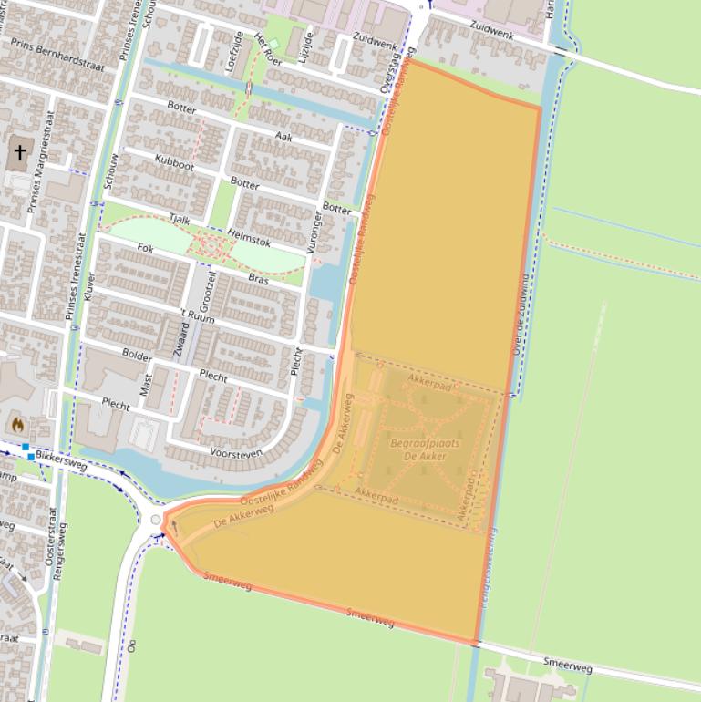 Kaart van postcodegebied 3751LV.