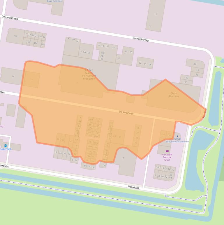 Kaart van postcodegebied 3751LZ.