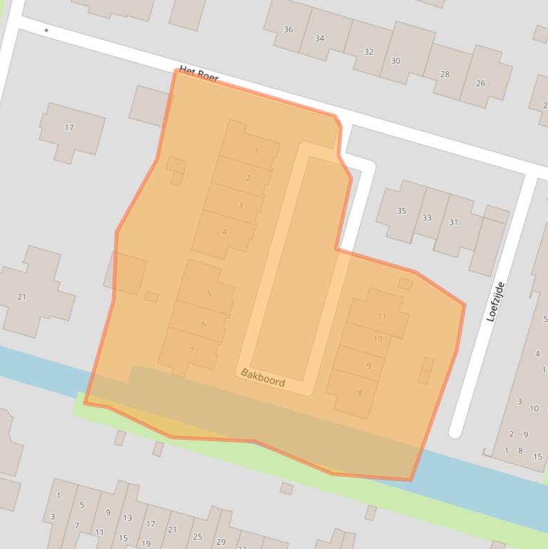 Kaart van postcodegebied 3751RC.